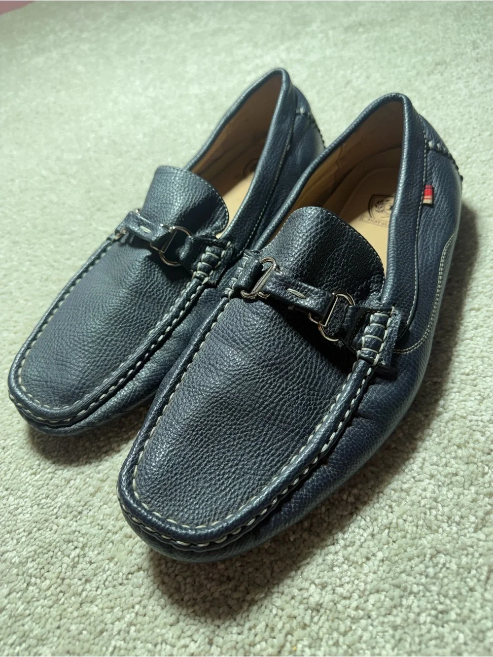 Phat Farm Comfort Tech Classic Slip on Driving Loafer Men’s Blue Sz 11